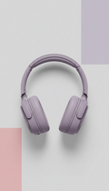 Matte Over-Ear Headphones in Iris Lilac